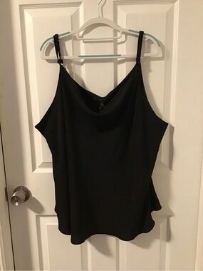NWT! Ever New Black Cowl Neck Camisole